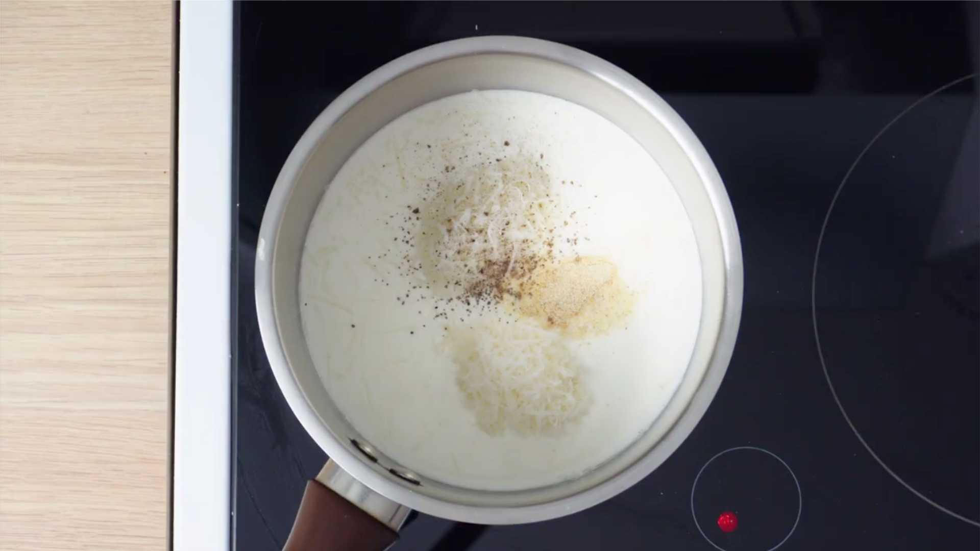 Pizza aux crevettes - Étape 1