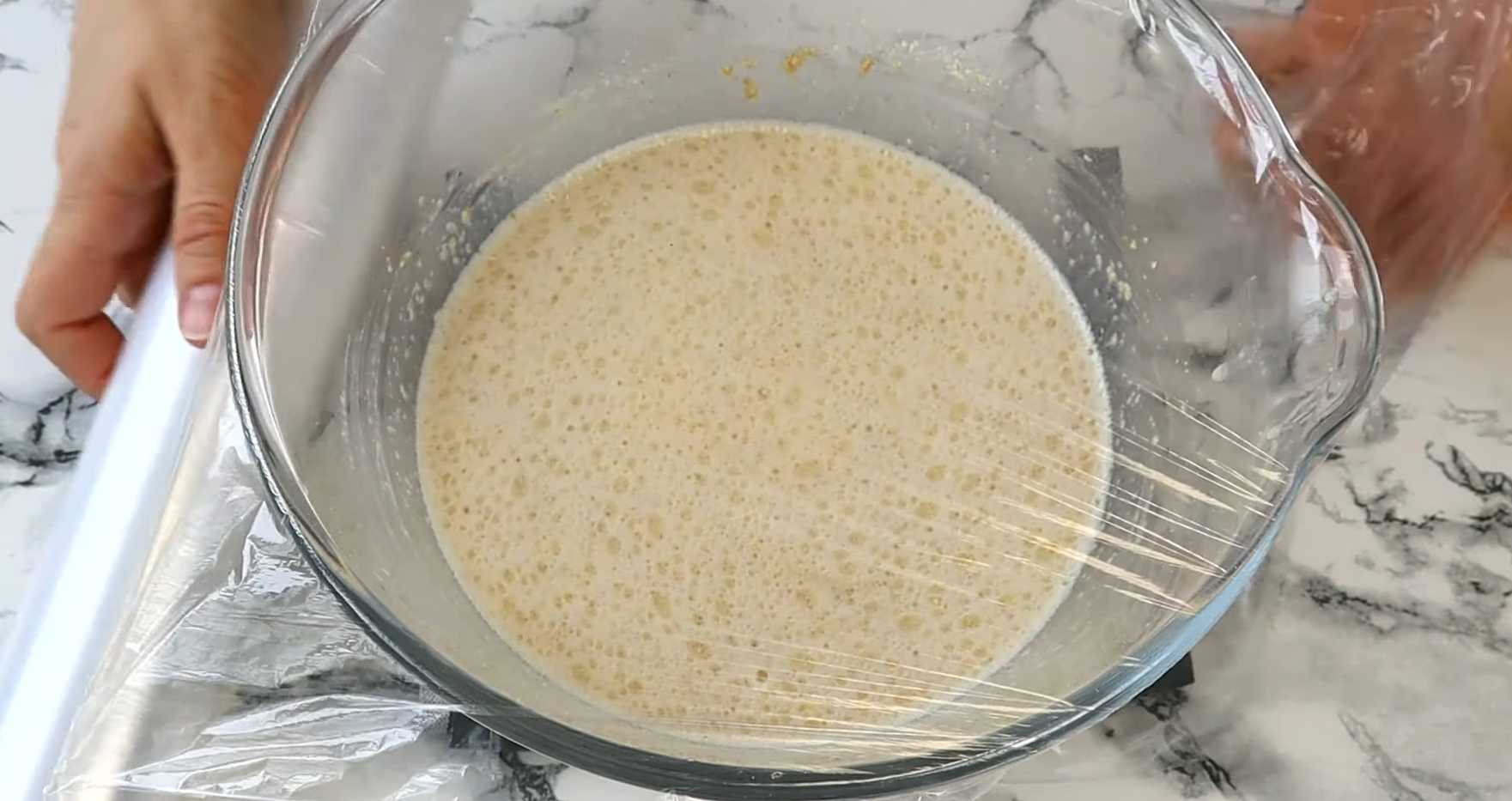 Crêpes à l'avoine avec du lait - Étape 5