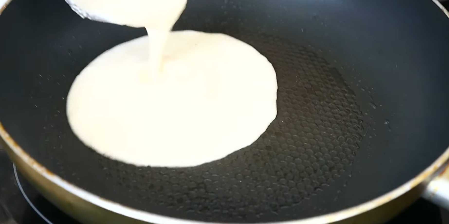 Crêpes à l'avoine avec du lait - Étape 9
