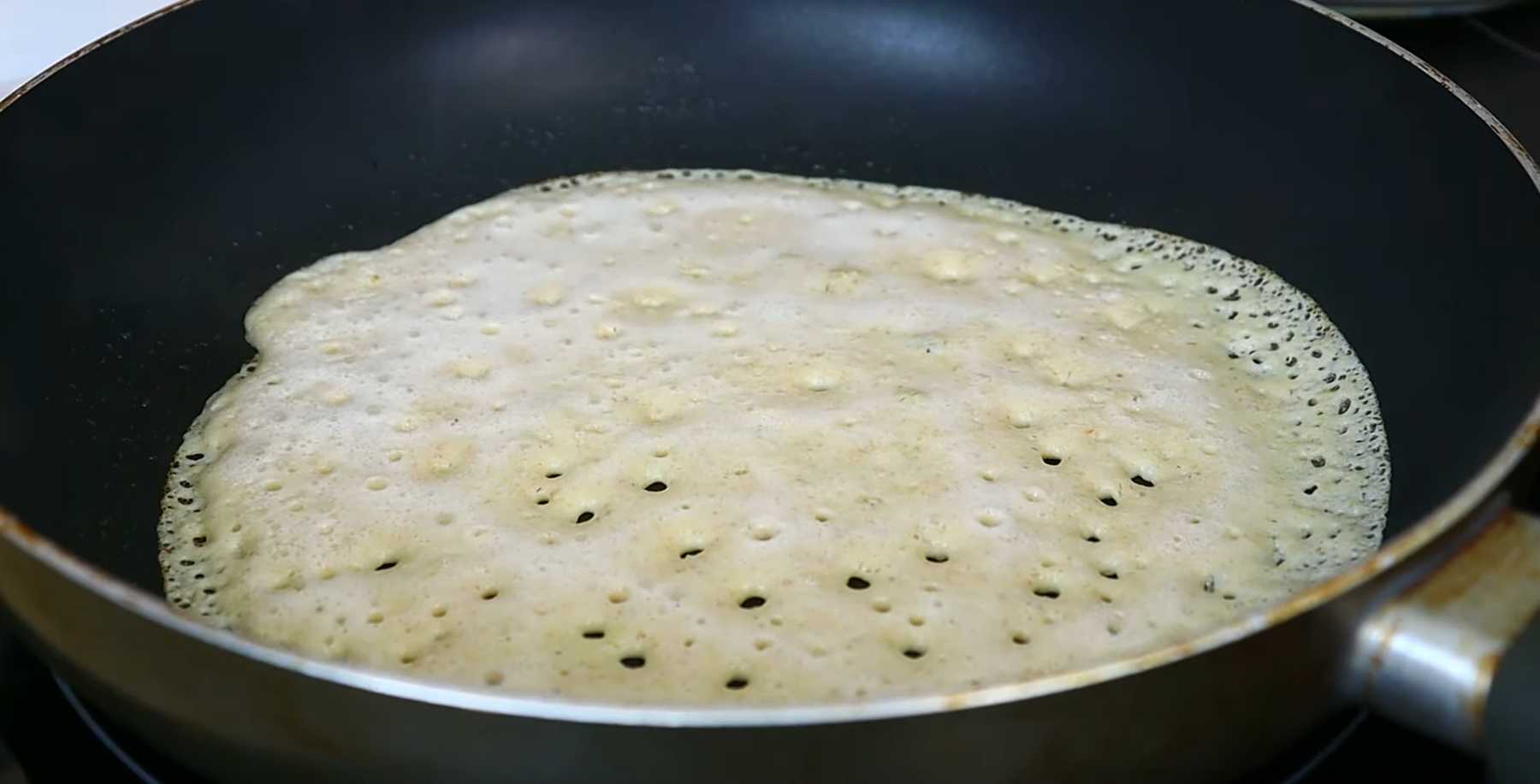 Crêpes à l'avoine avec du lait - Étape 10