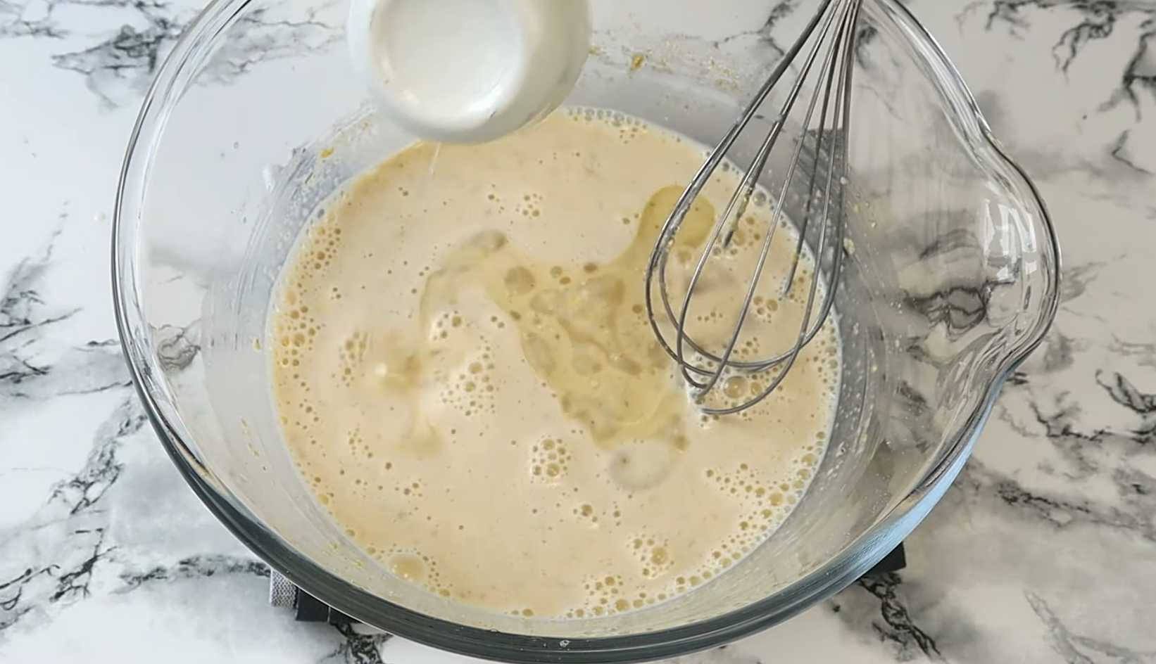 Crêpes à l'avoine avec du lait - Étape 4