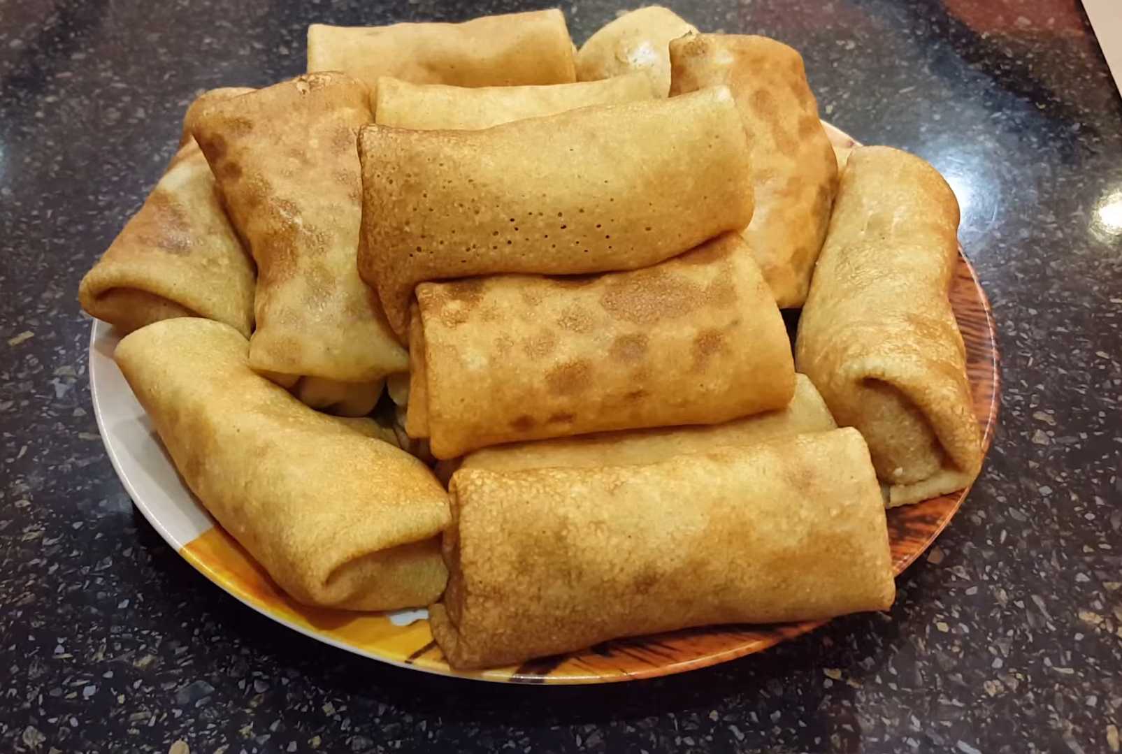 Crêpes à la viande et au riz - Étape 9