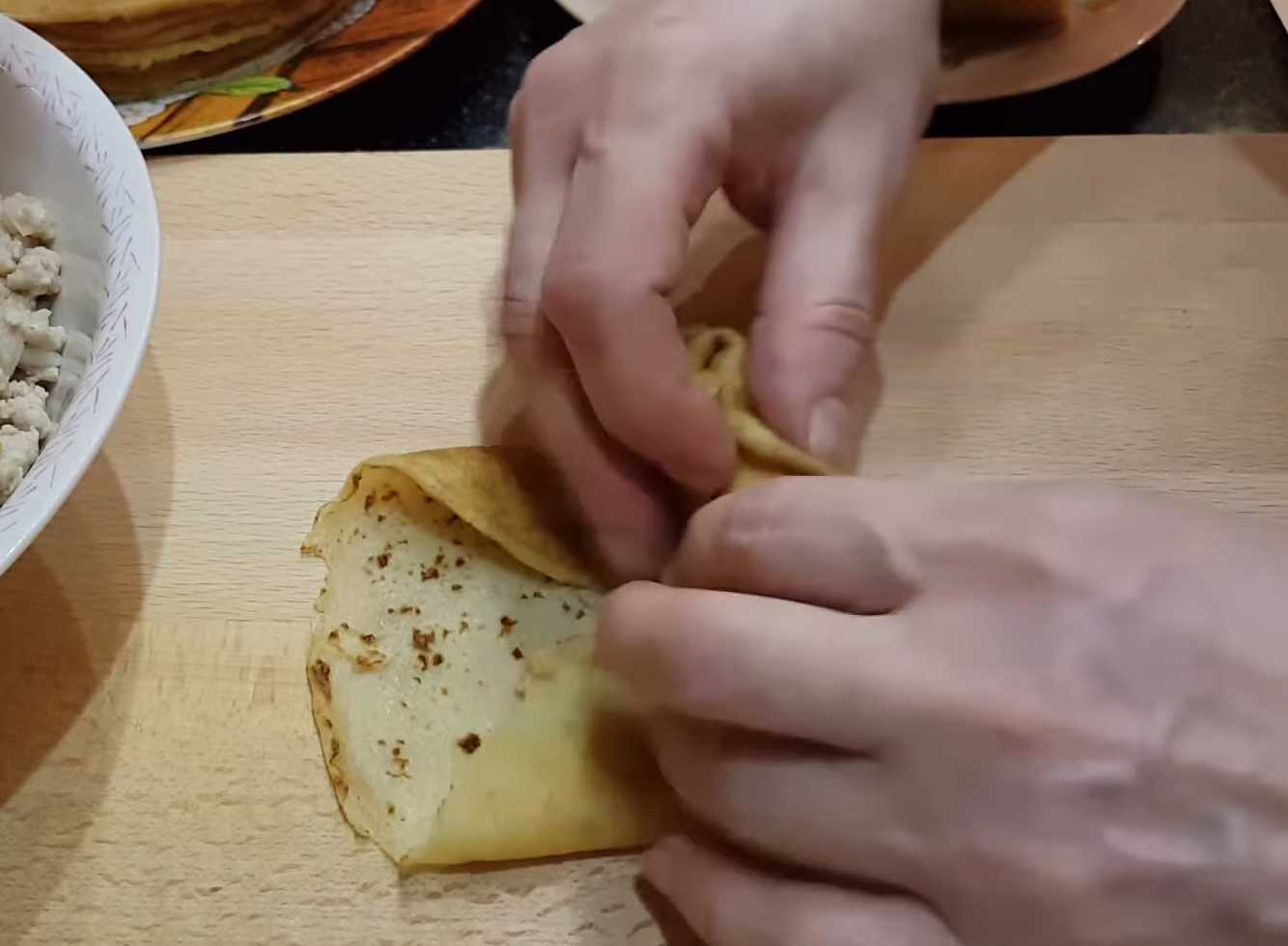 Crêpes à la viande et au riz - Étape 8