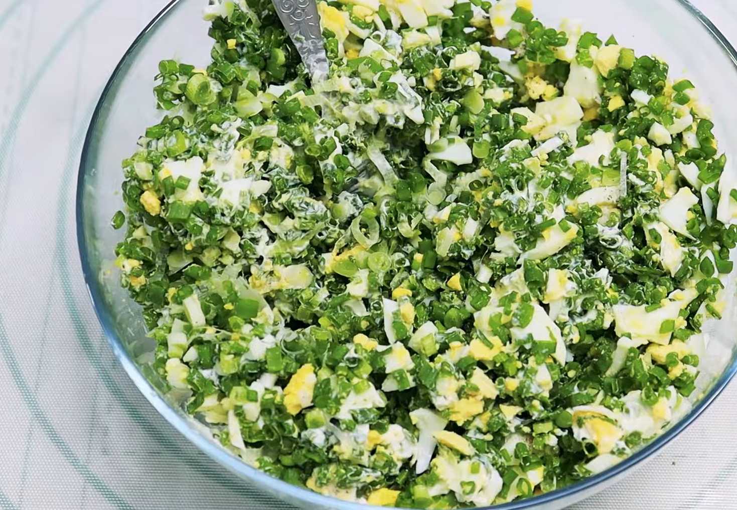 Crêpes aux œufs et aux oignons verts - Étape 16