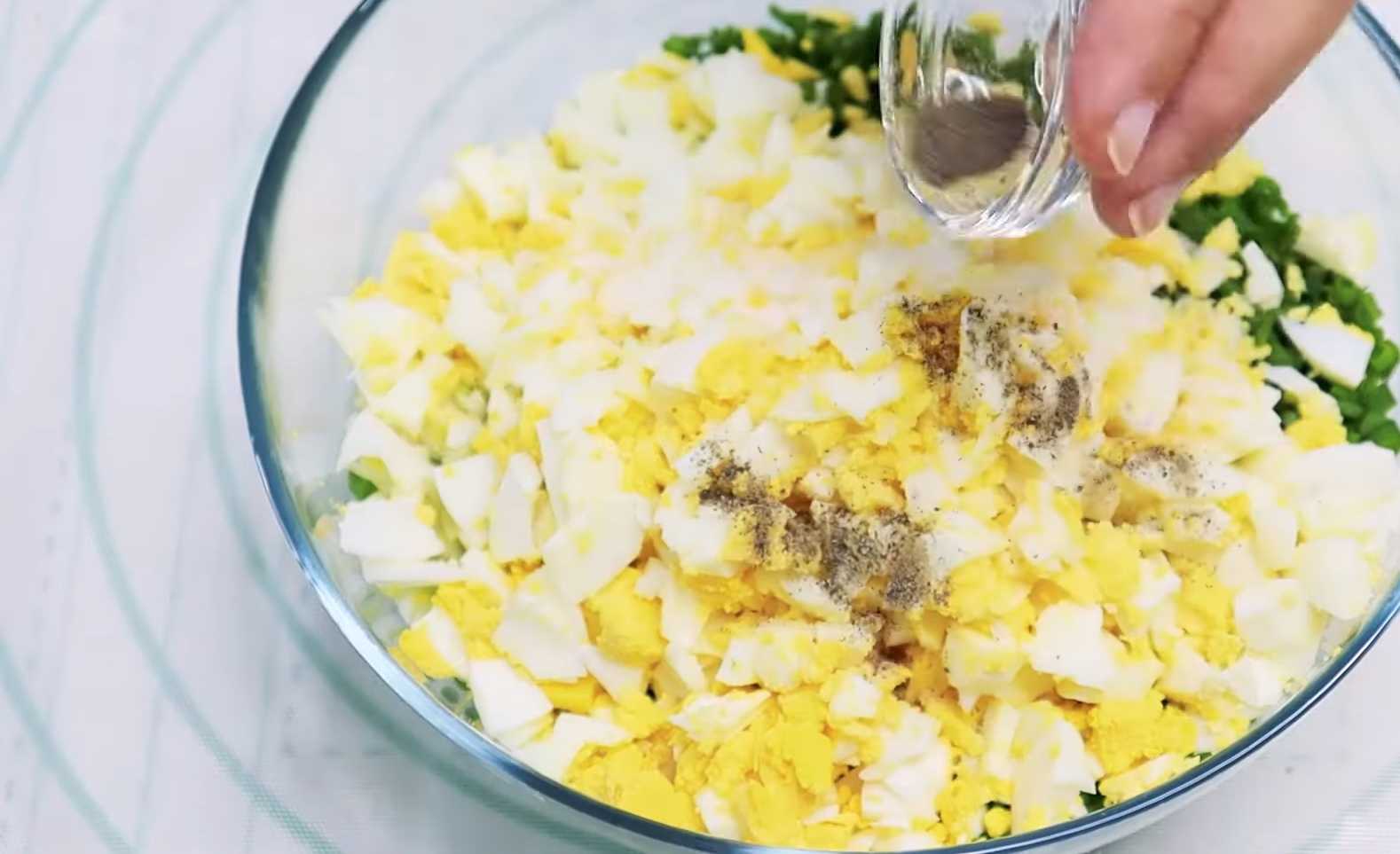 Crêpes aux œufs et aux oignons verts - Étape 15