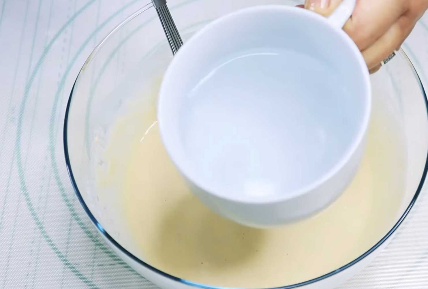 Crêpes aux œufs et aux oignons verts - Étape 5