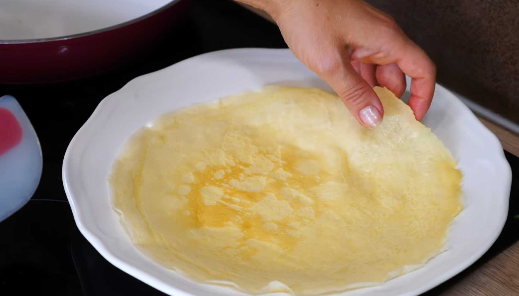 Crêpes aux champignons et au fromage - Étape 15