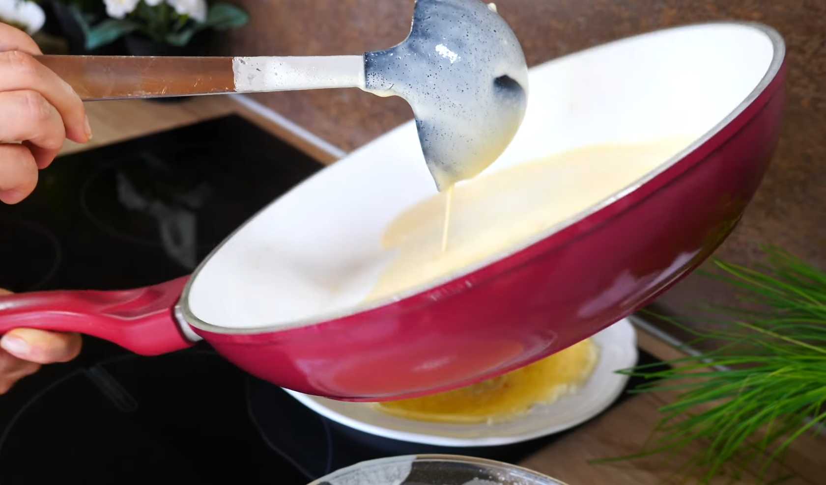 Crêpes aux champignons et au fromage - Étape 13