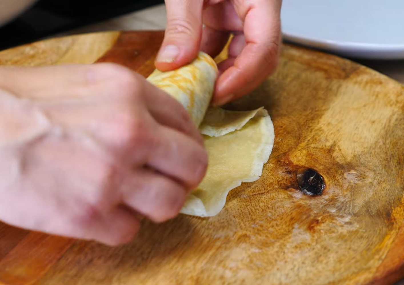 Crêpes aux champignons et au fromage - Étape 18