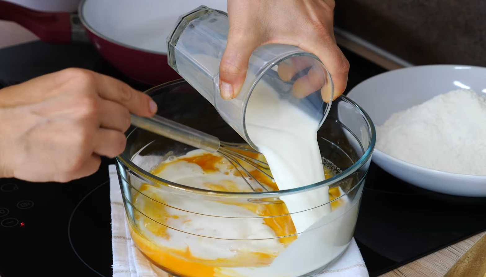 Crêpes aux champignons et au fromage - Étape 2