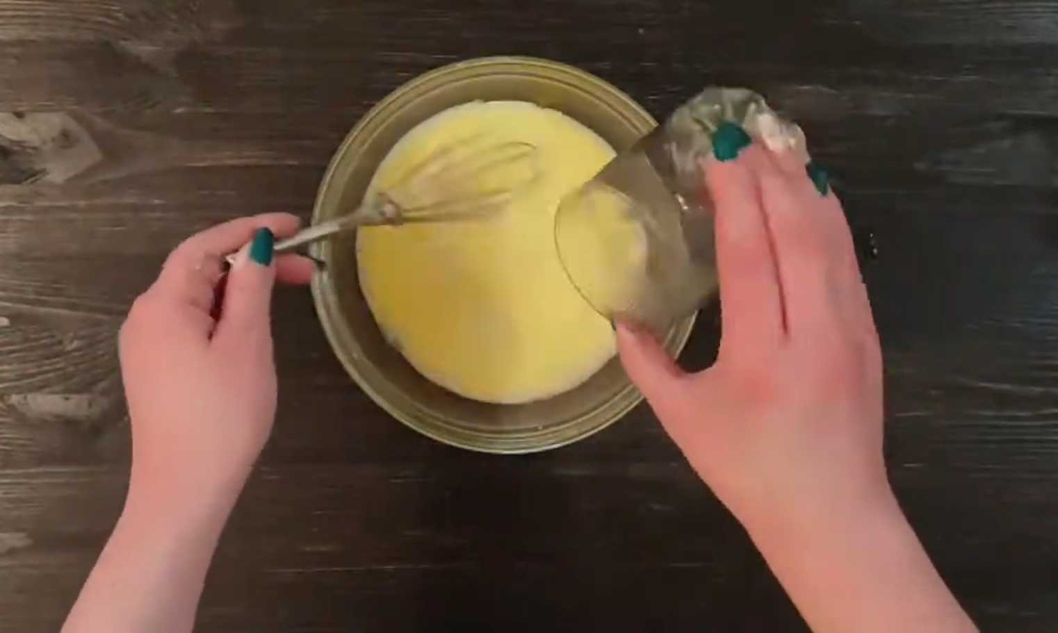 Crêpes au saumon, au fromage frais et au concombre - Étape 2