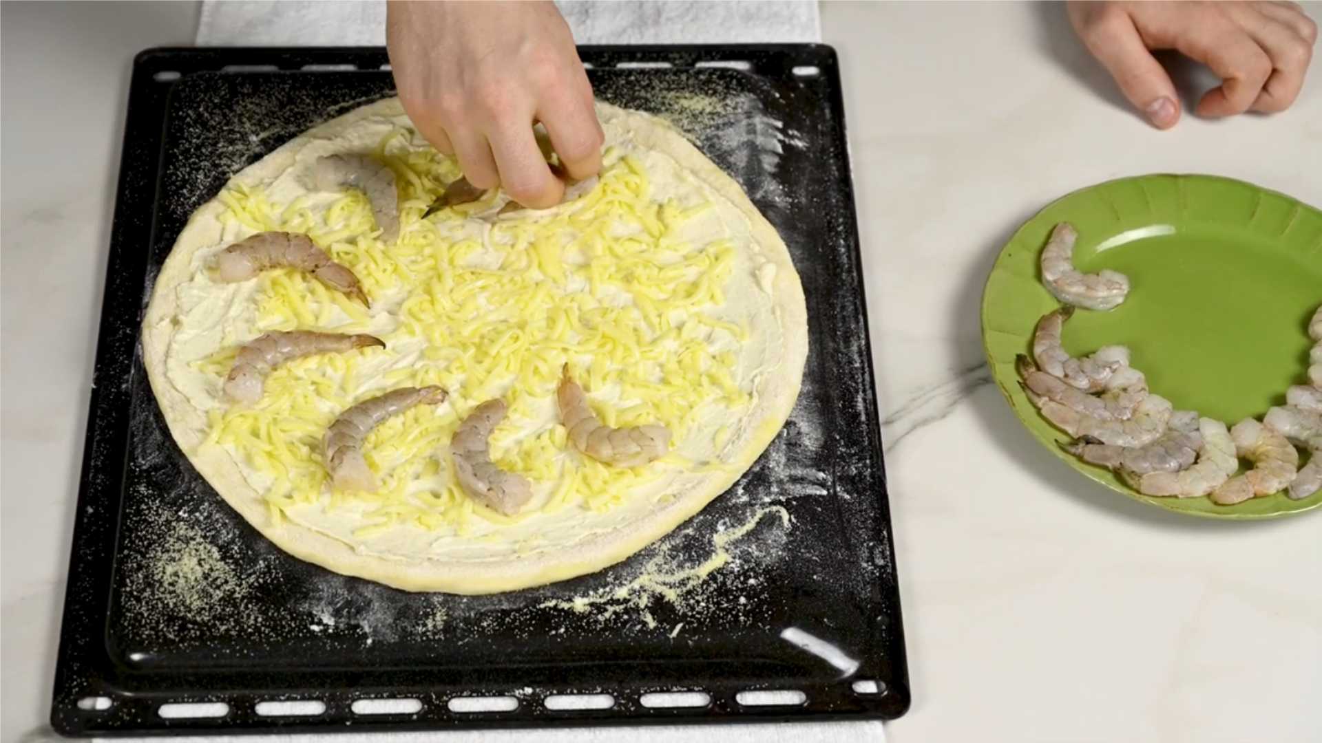 Pizza aux fruits de mer - Étape 12