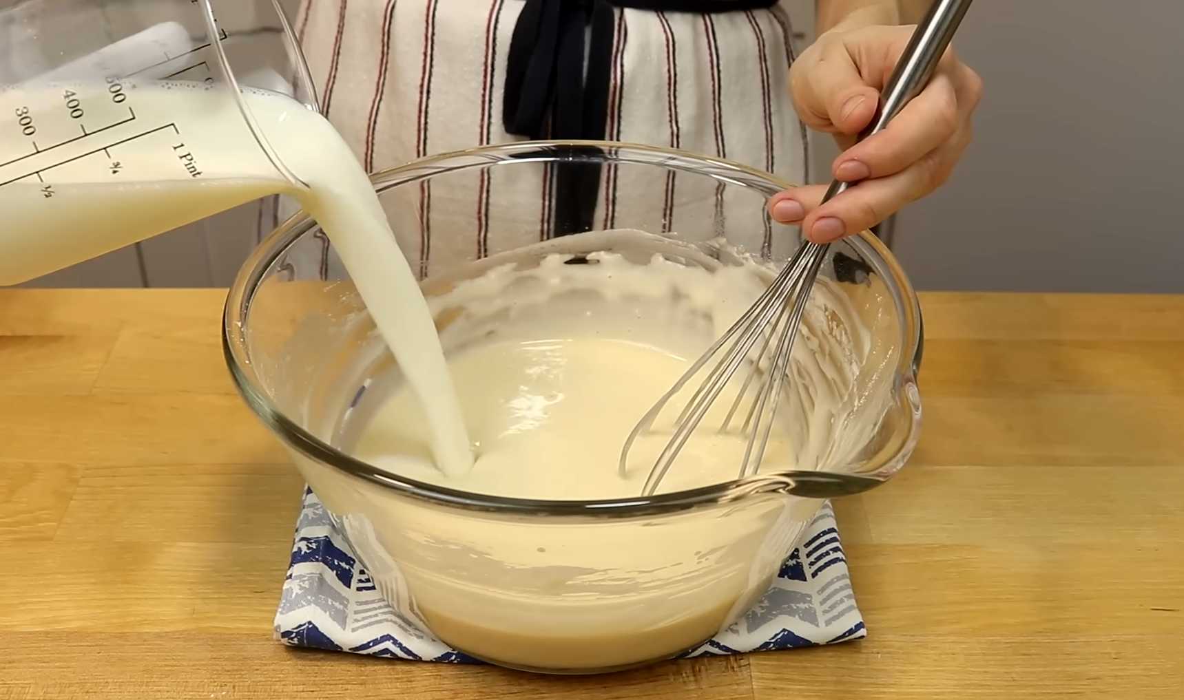 Crêpes à la levure sèche et au lait - Étape 5