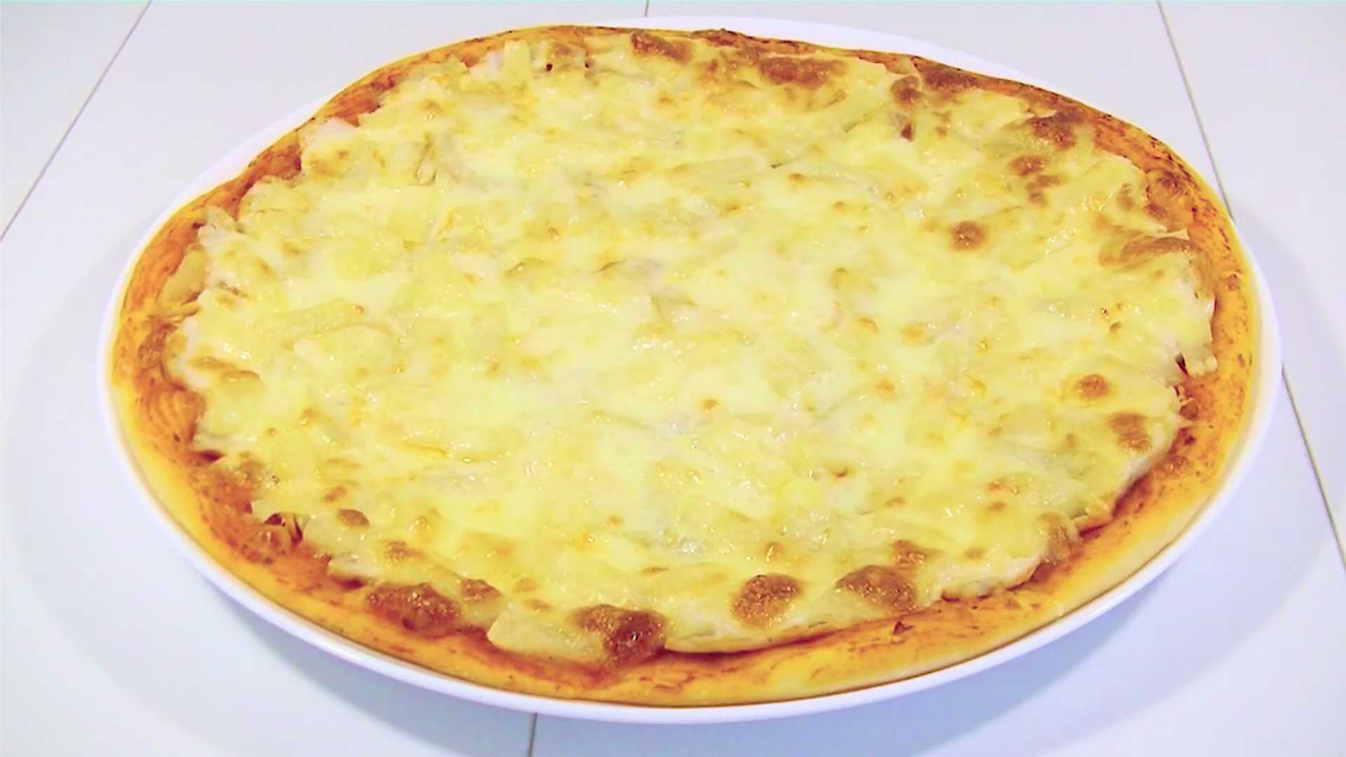 Pizza ananas et poulet - Étape 13