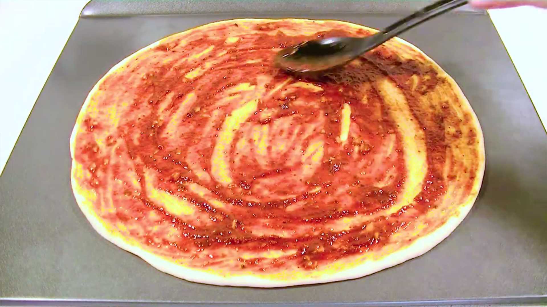 Pizza ananas et poulet - Étape 10