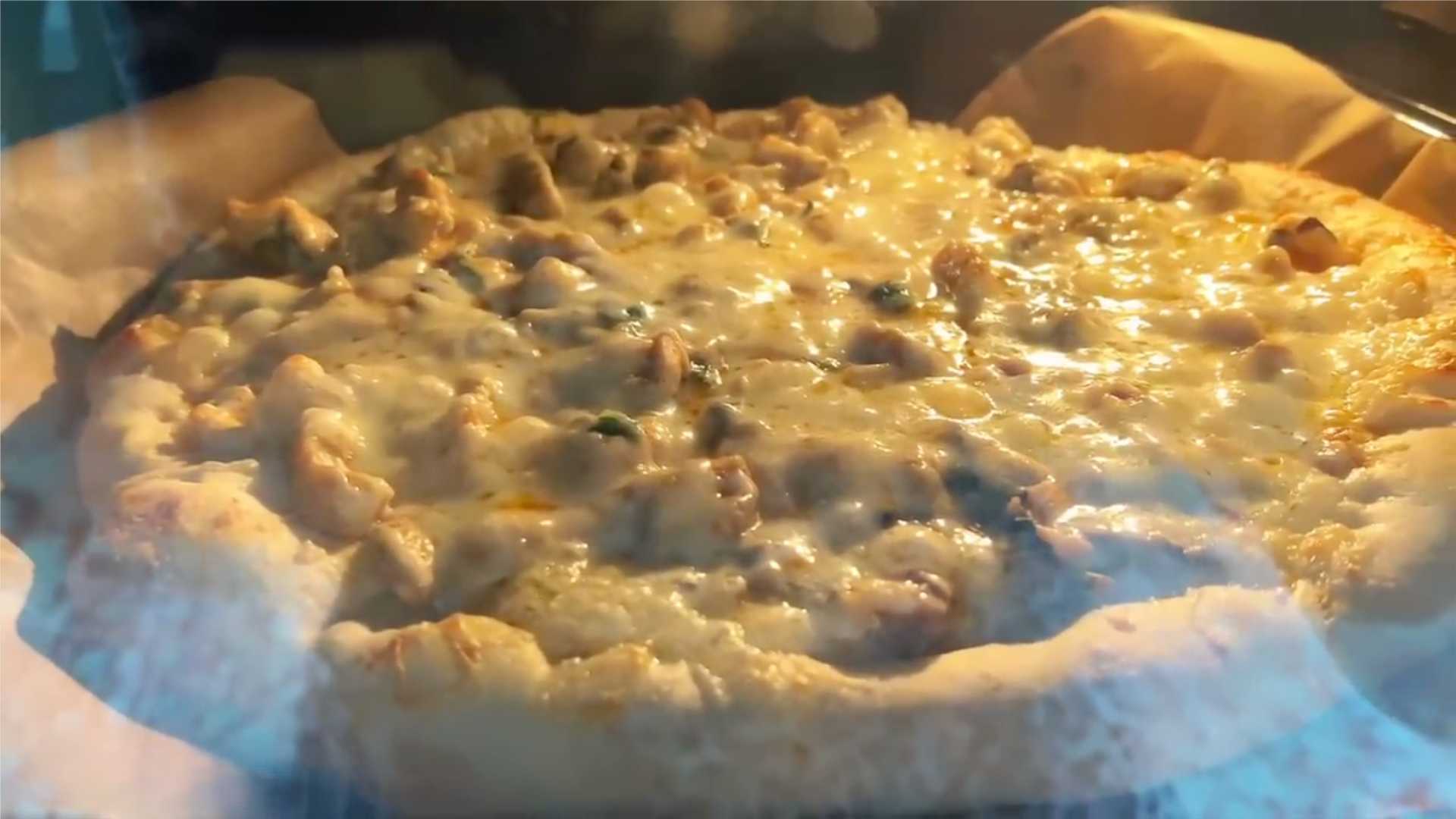 Pizza au poulet - Étape 17