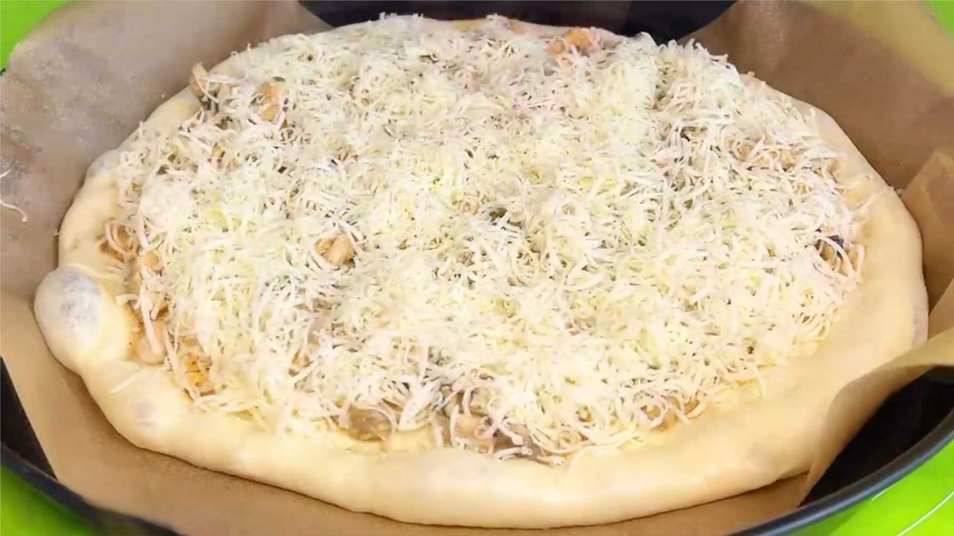 Pizza au poulet - Étape 16