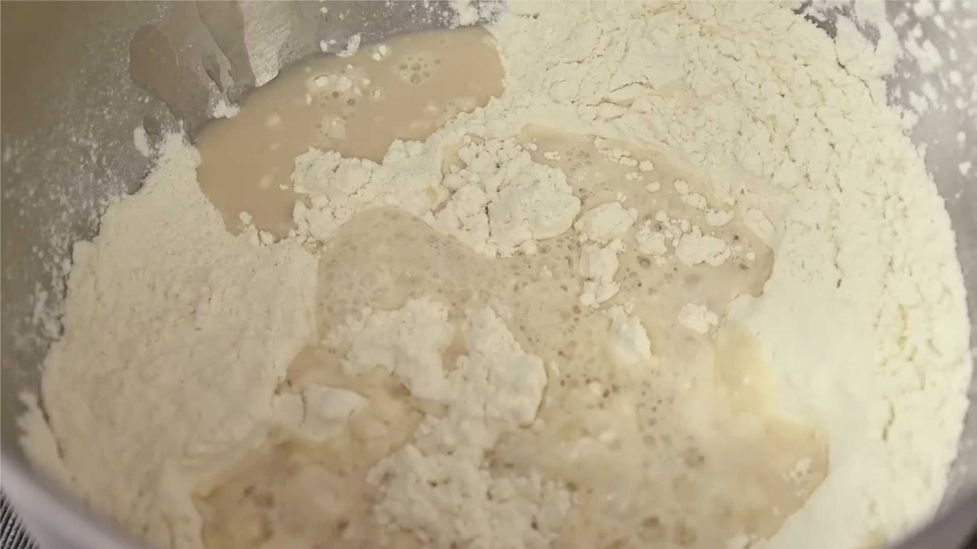 Pâte à pizza levée - Étape 3