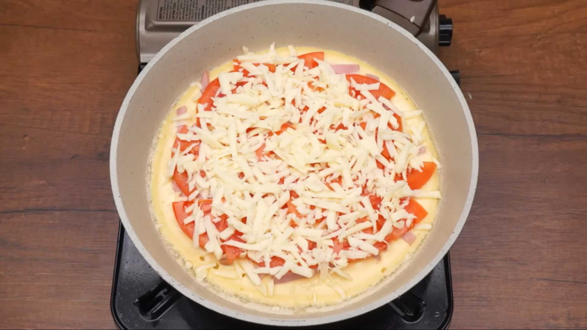 Pizza sans levure à la poêle - Étape 9