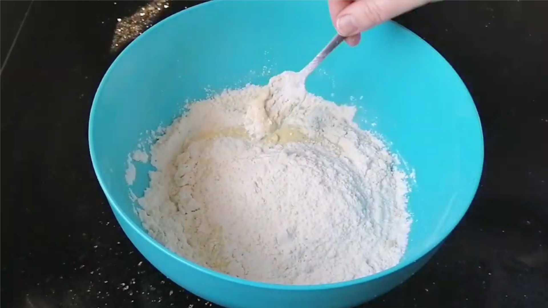 Pâte à pizza sans levure - Étape 6