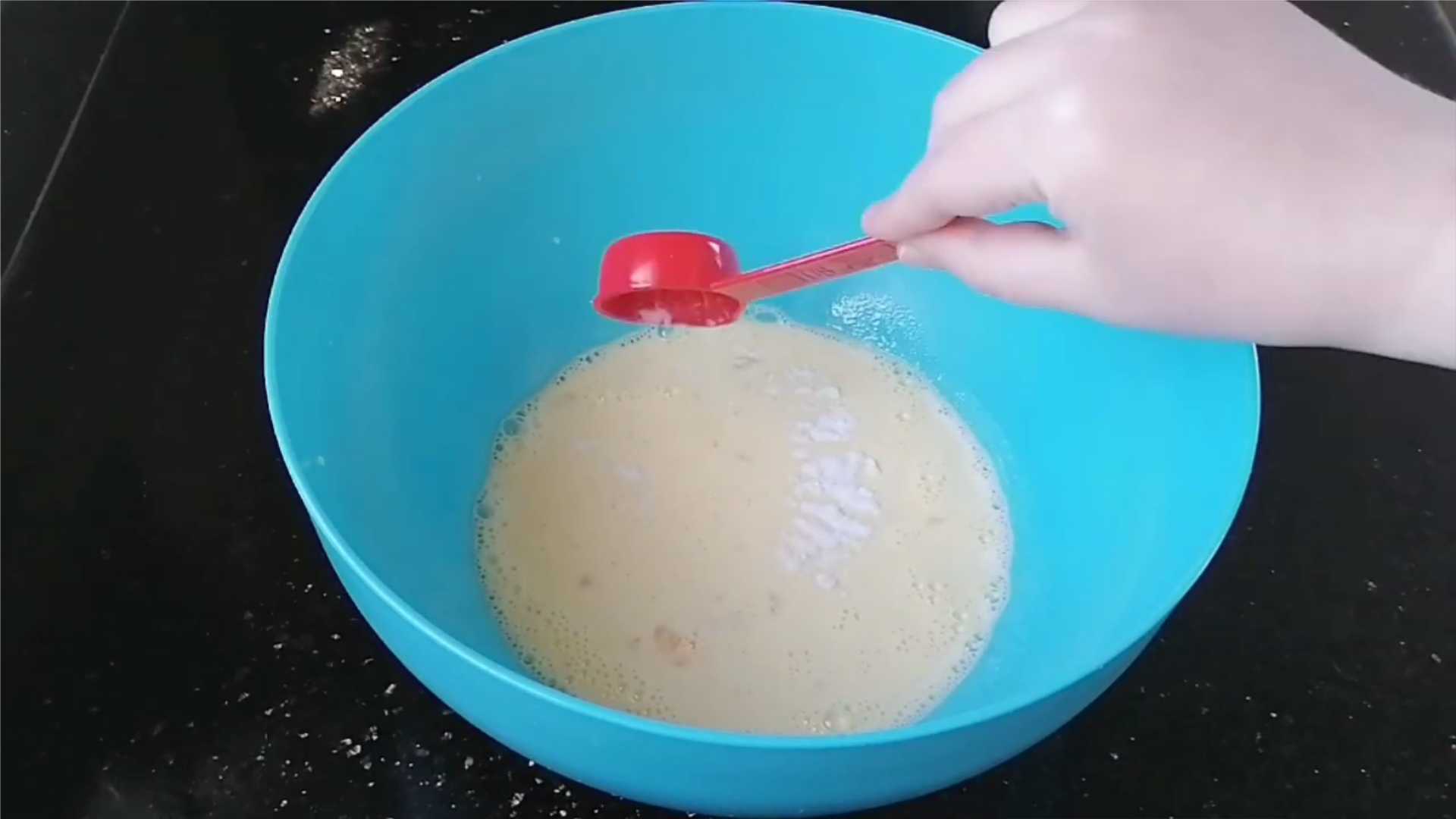 Pâte à pizza sans levure - Étape 3