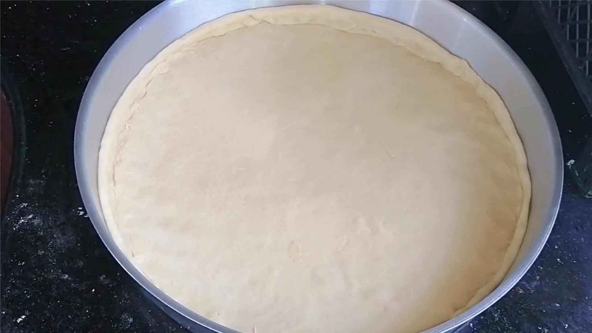 Pâte à pizza sans levure - Étape 10