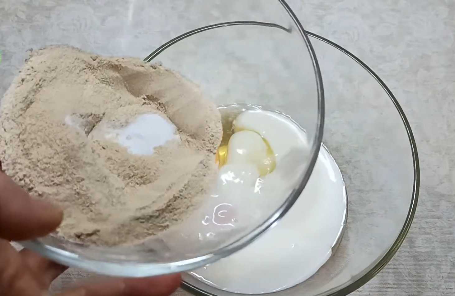 Crêpes de sarrasin au kéfir - Étape 2