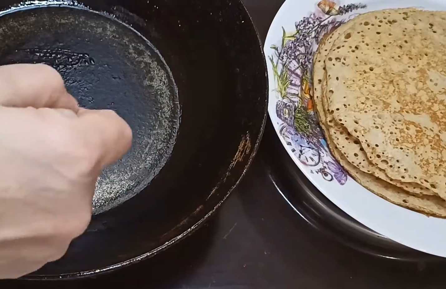 Crêpes de sarrasin au kéfir - Étape 8