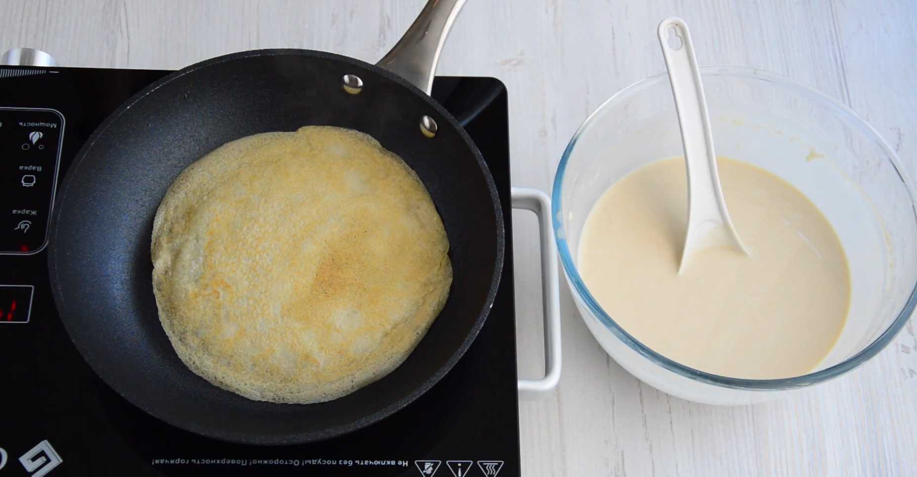Crêpes au kéfir de blé entier - Étape 9
