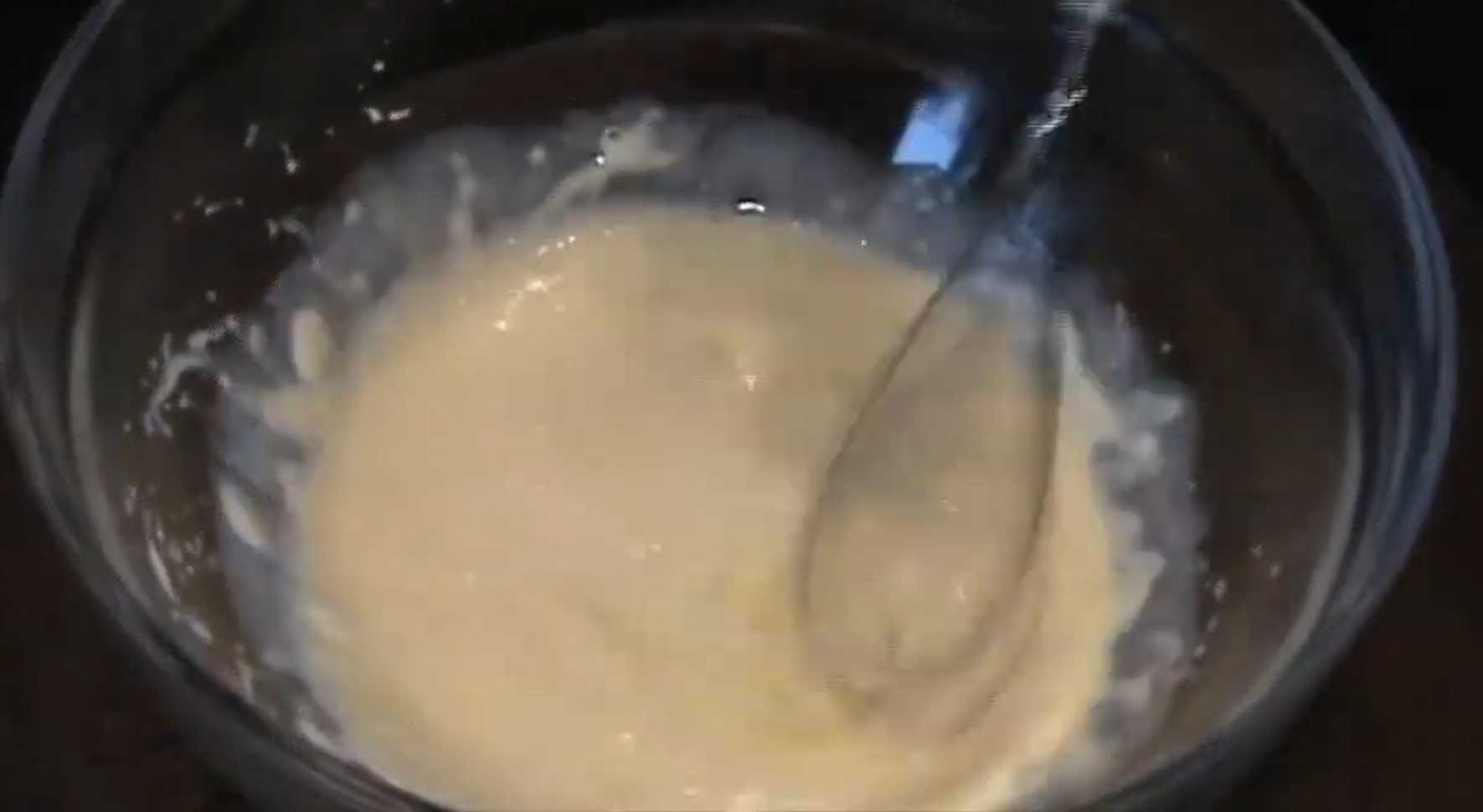 Crêpes à la mayonnaise - Étape 2