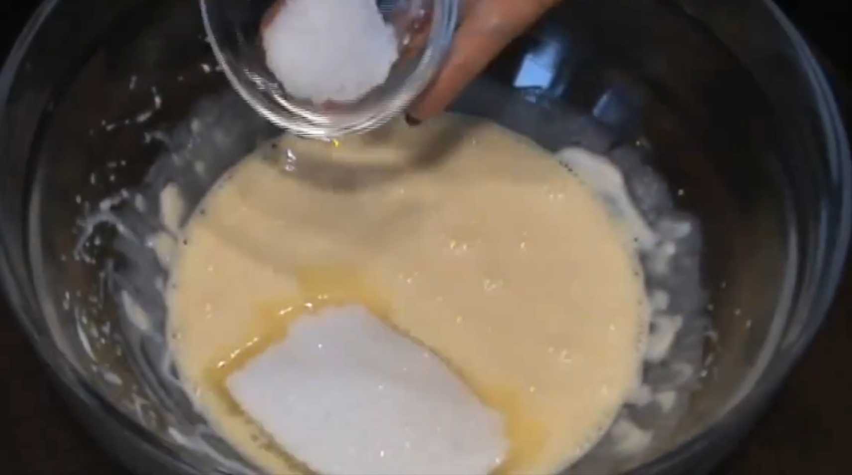 Crêpes à la mayonnaise - Étape 3