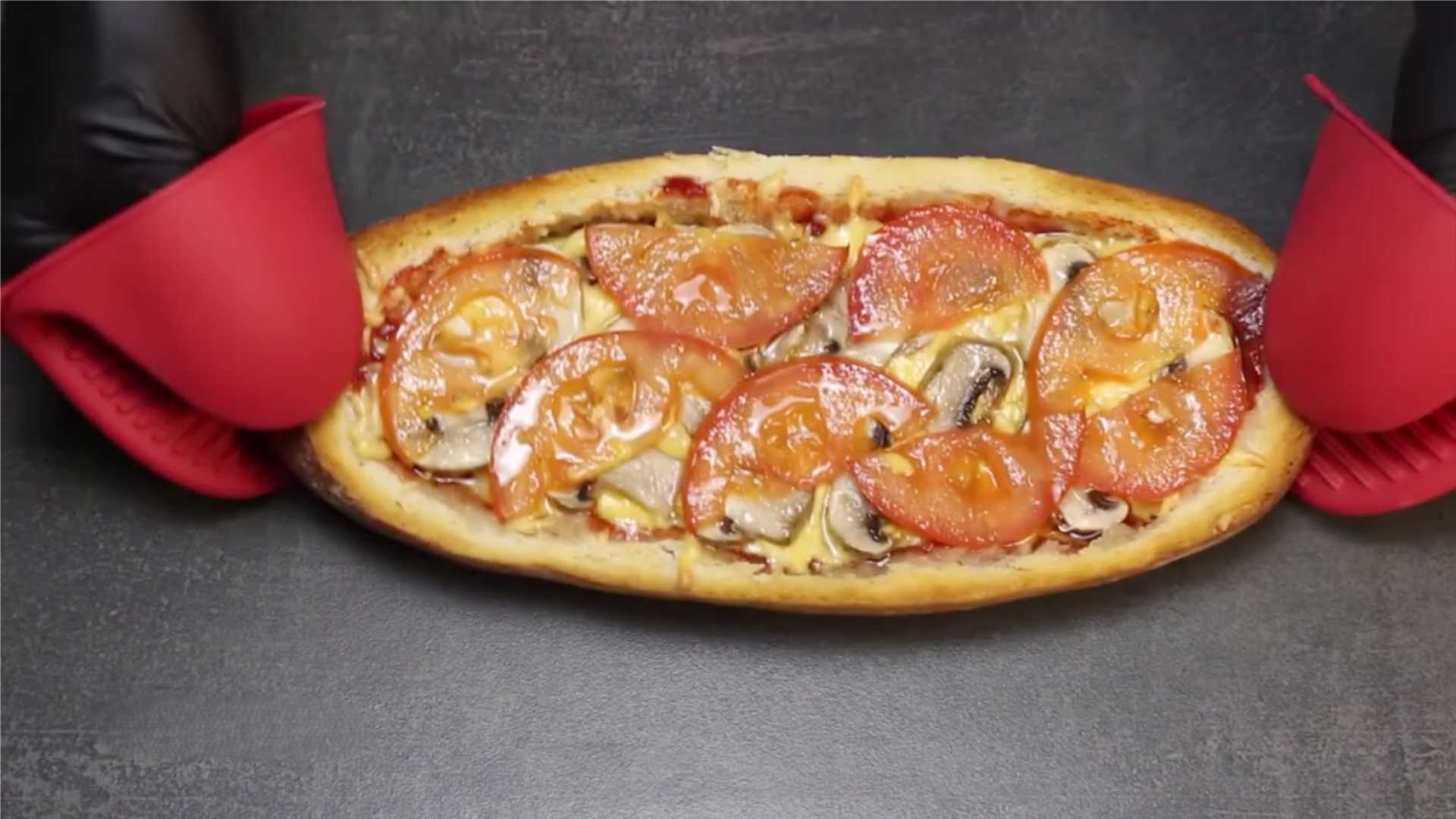 Mini pizza sur un pain au four - Étape 9
