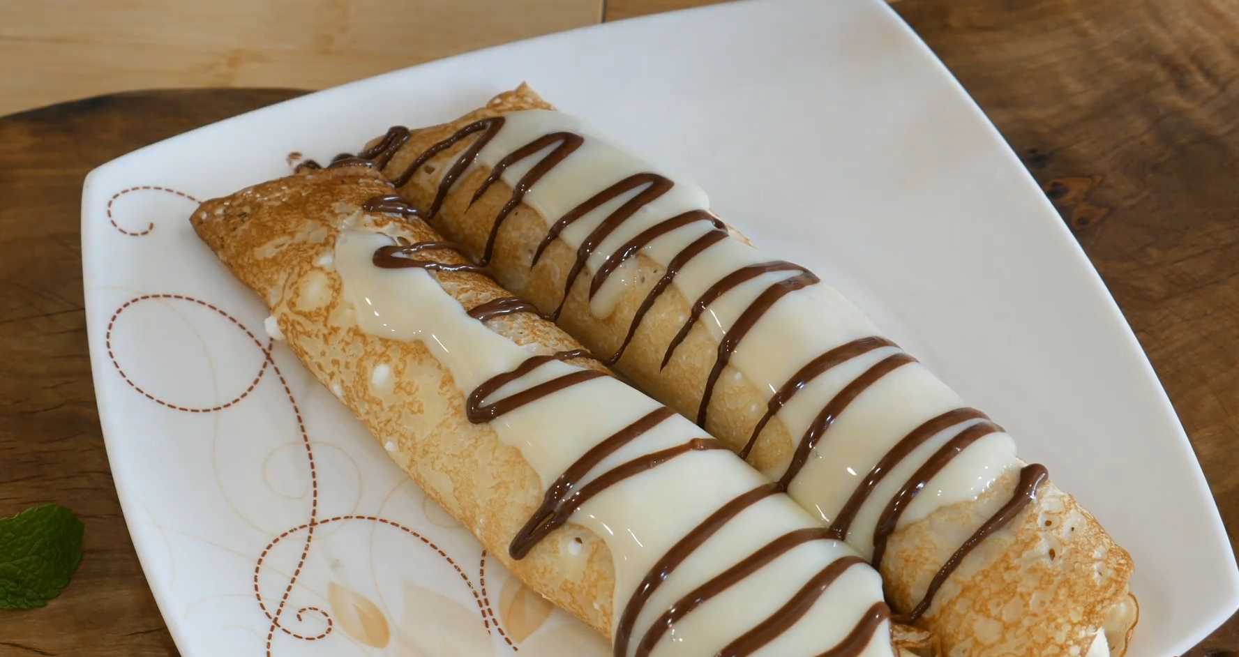 Crêpes au fromage blanc et à la banane - Étape 13