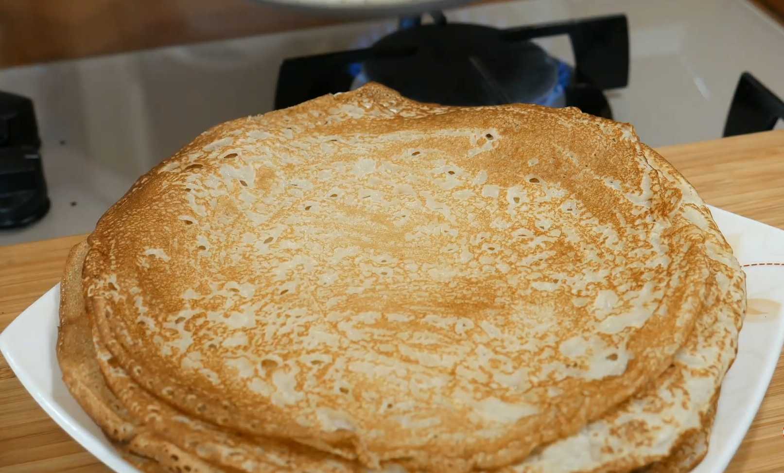 Crêpes au fromage blanc et à la banane - Étape 9