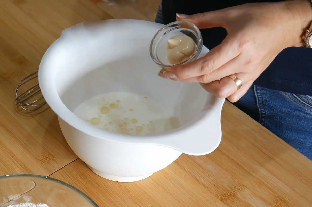 Crêpes au fromage blanc et à la banane - Étape 3