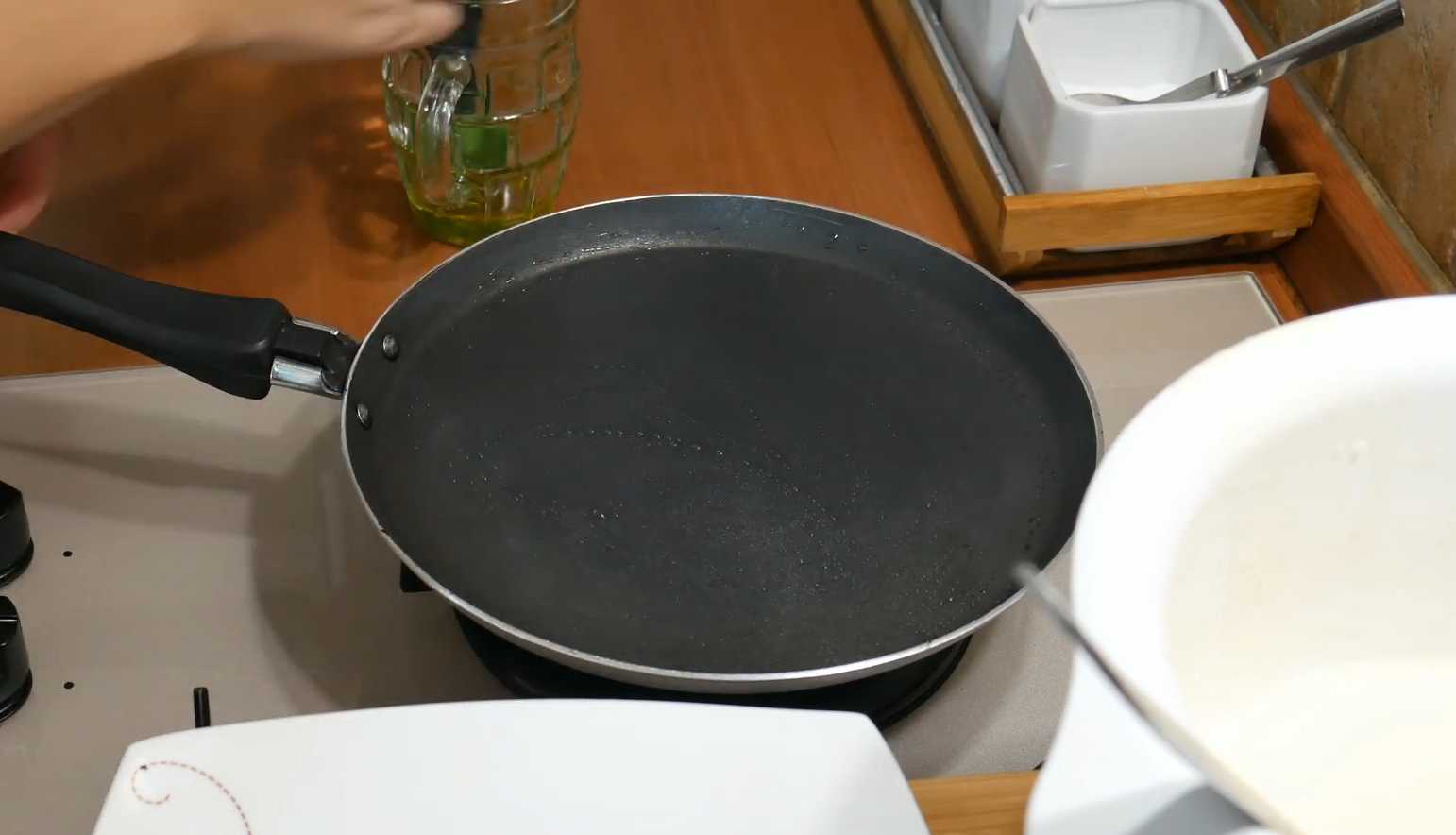 Crêpes au fromage blanc et à la banane - Étape 7