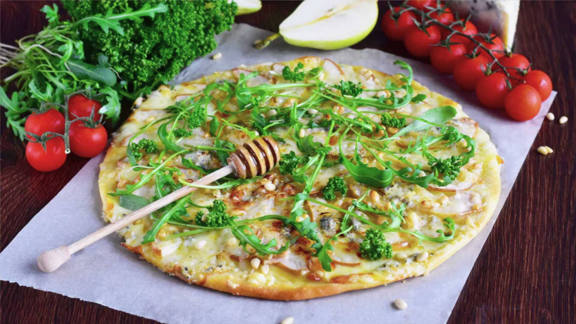 Pizza aux poires et au gorgonzola - Étape 13