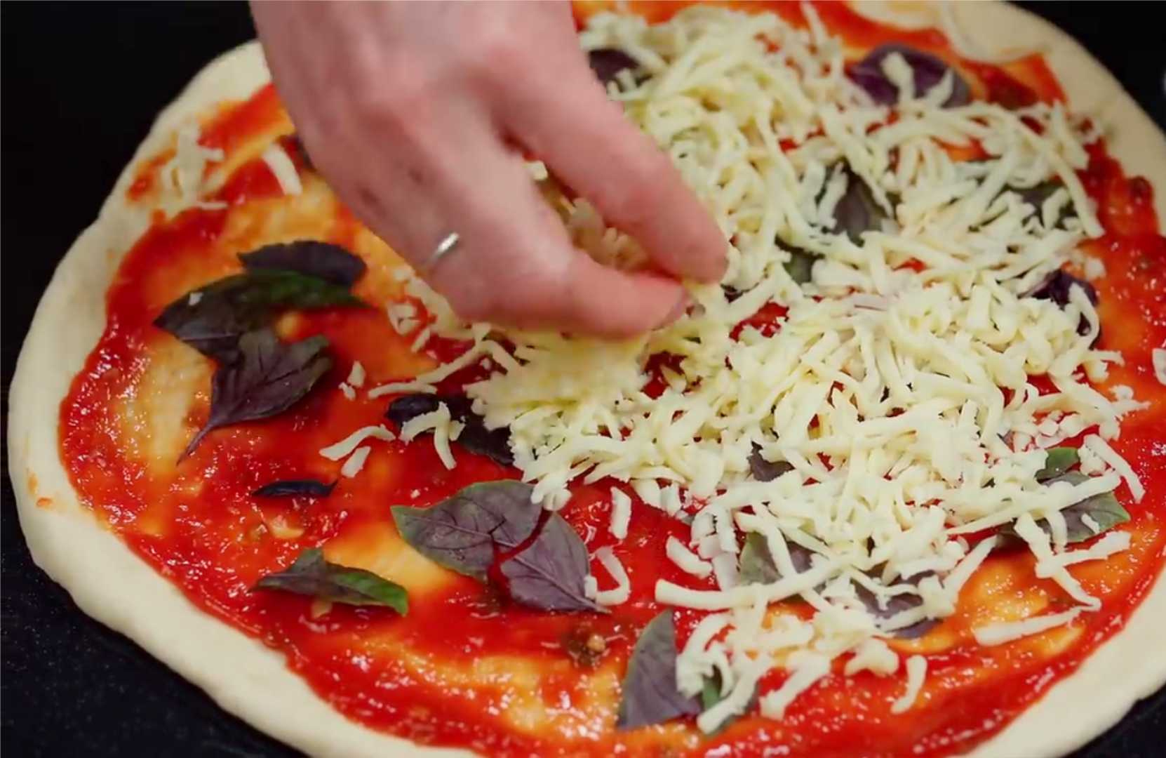 Pizza au four avec viande hachée - Étape 14