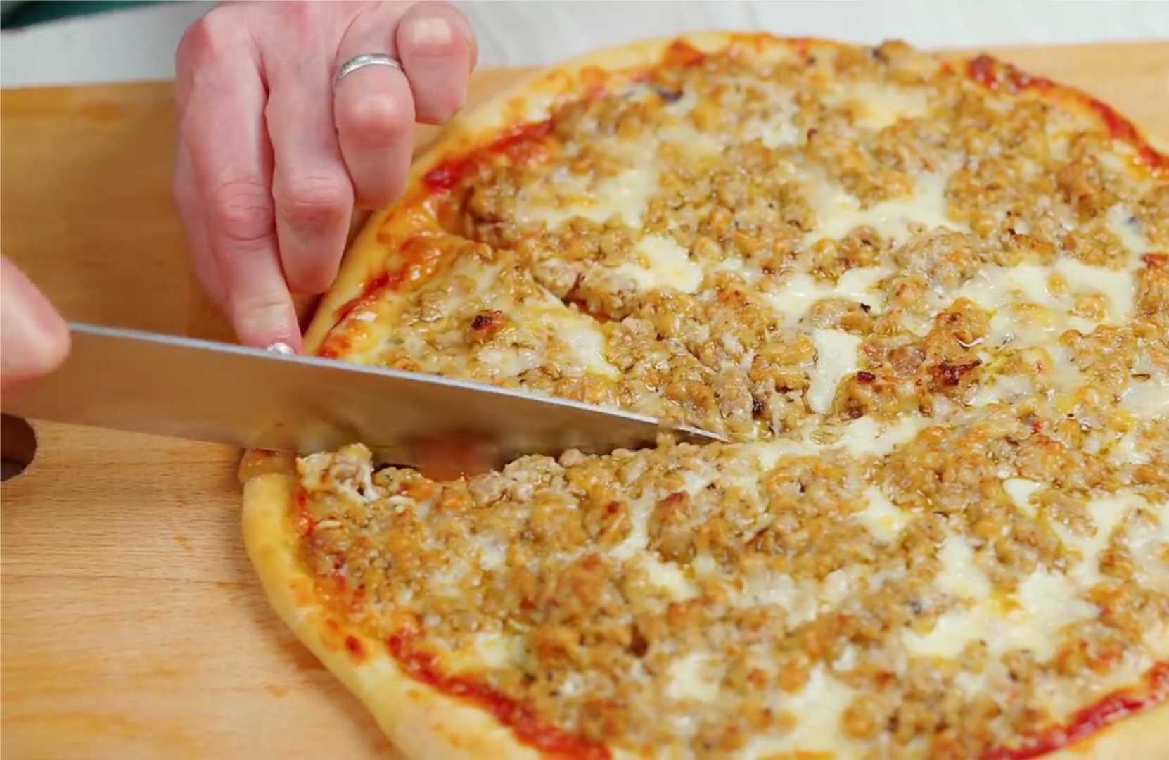 Pizza au four avec viande hachée - Étape 19