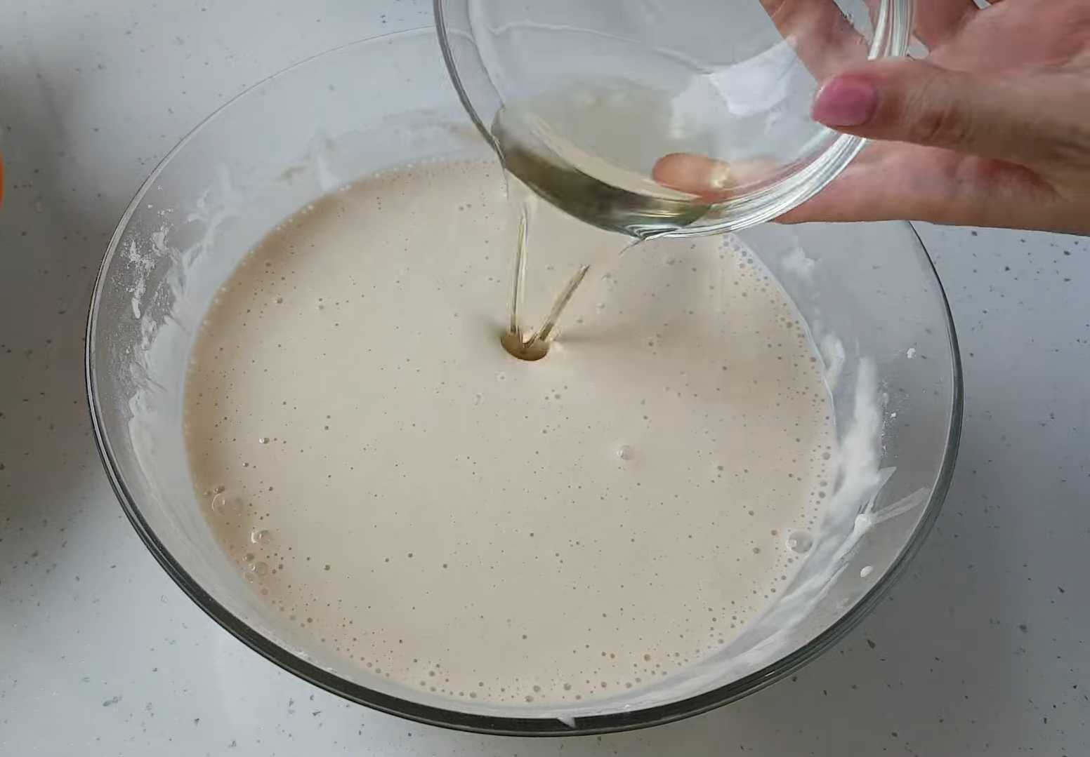 Crêpes avec yaourt à boire - Étape 6