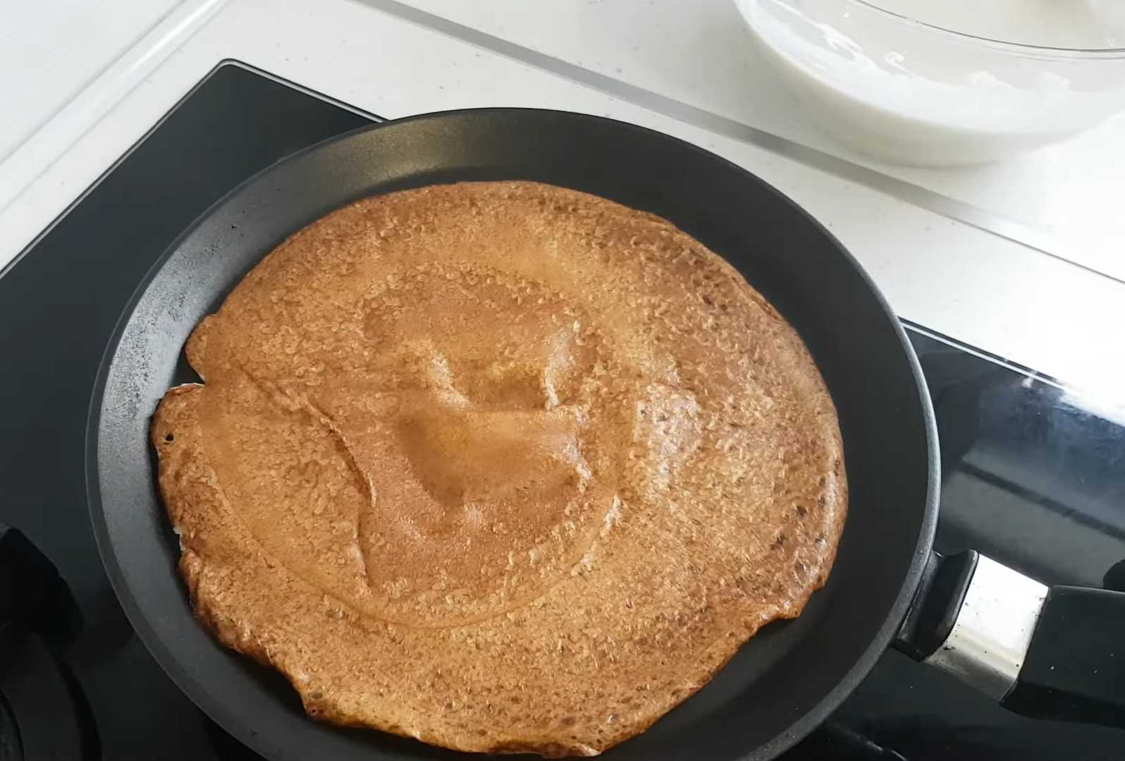 Crêpes avec yaourt à boire - Étape 8