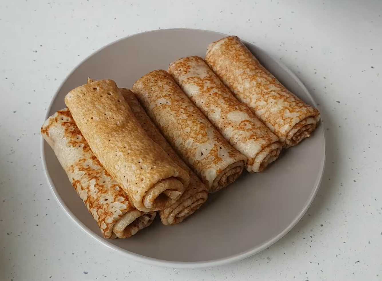 Crêpes avec yaourt à boire - Étape 10