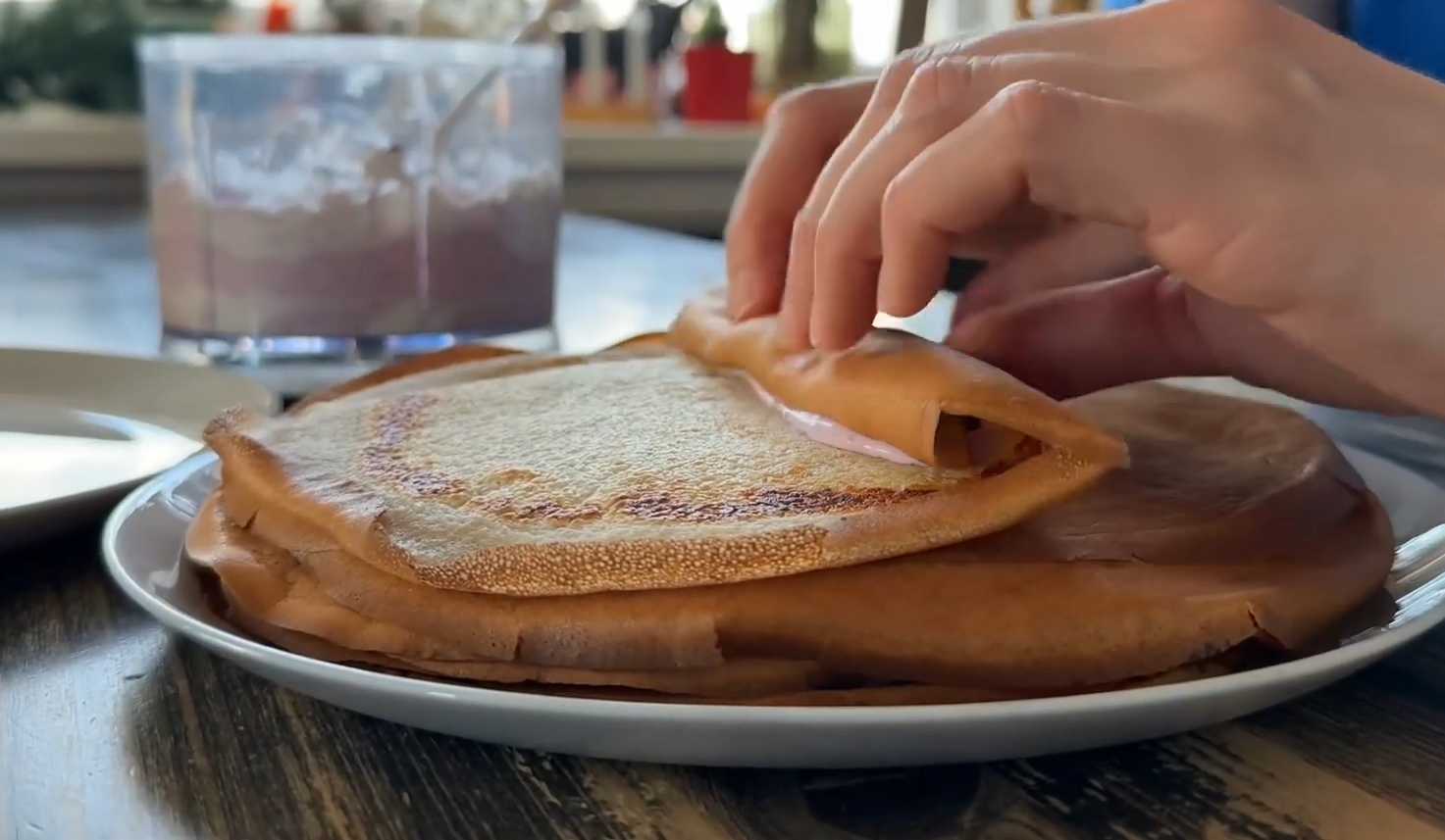 Crêpes au lait sans lactose - Étape 11