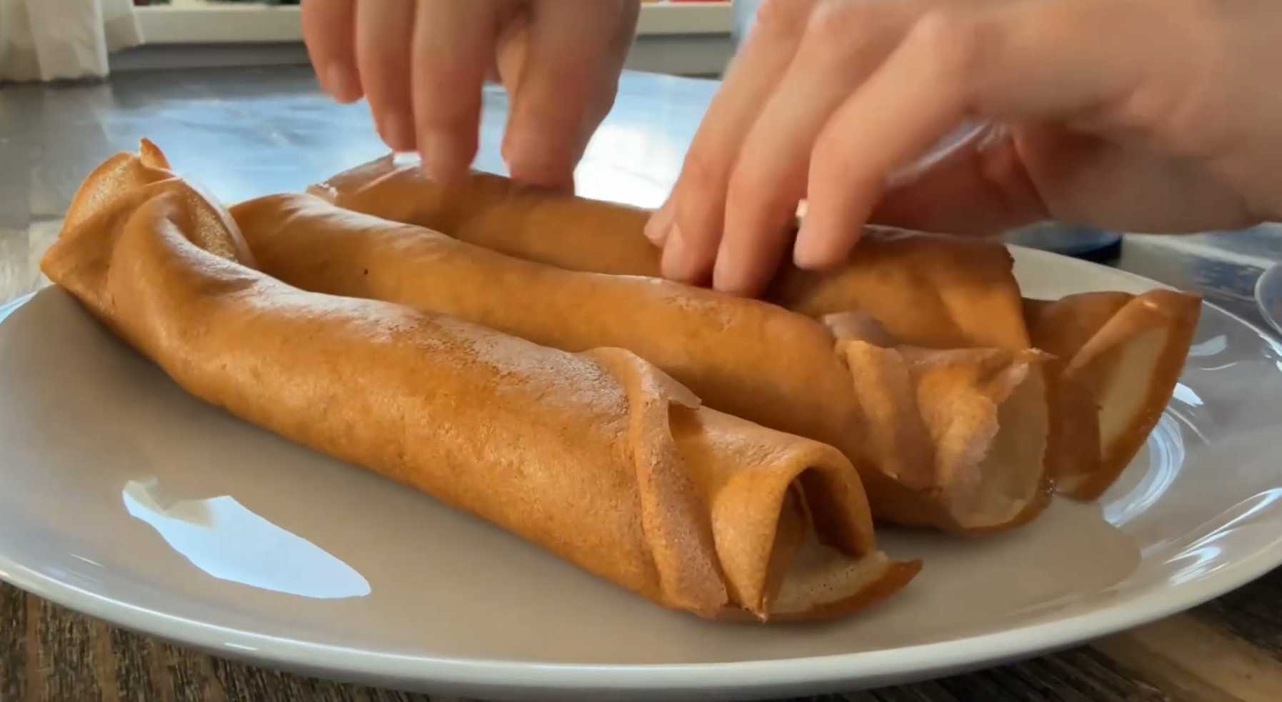 Crêpes au lait sans lactose - Étape 12