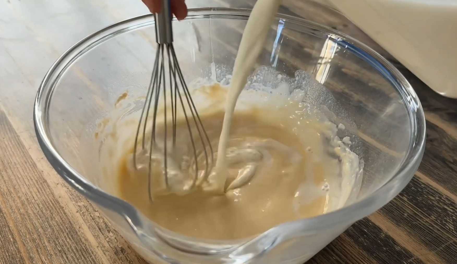 Crêpes au lait sans lactose - Étape 3