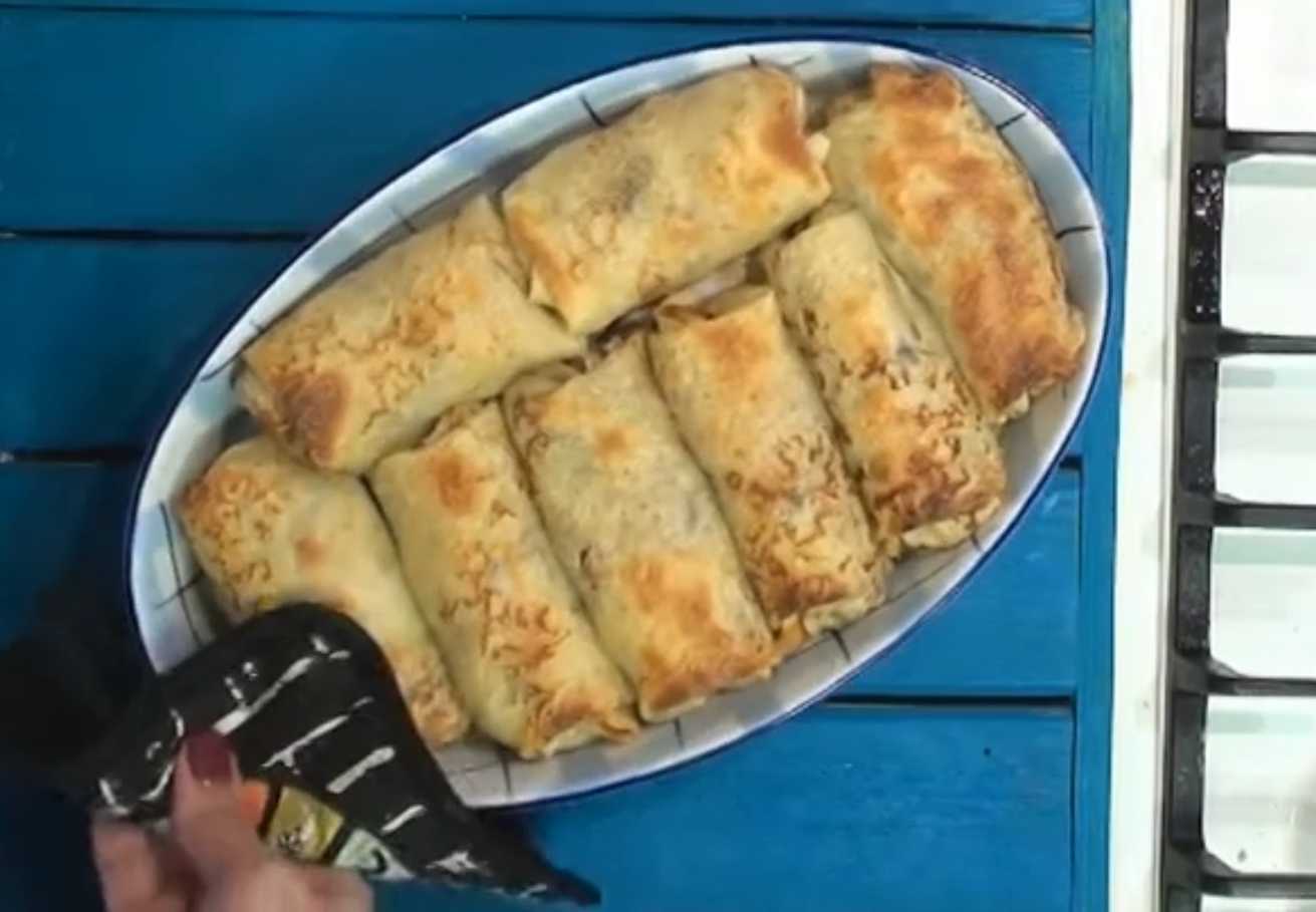 Crêpes aux pommes de terre et aux champignons - Étape 13