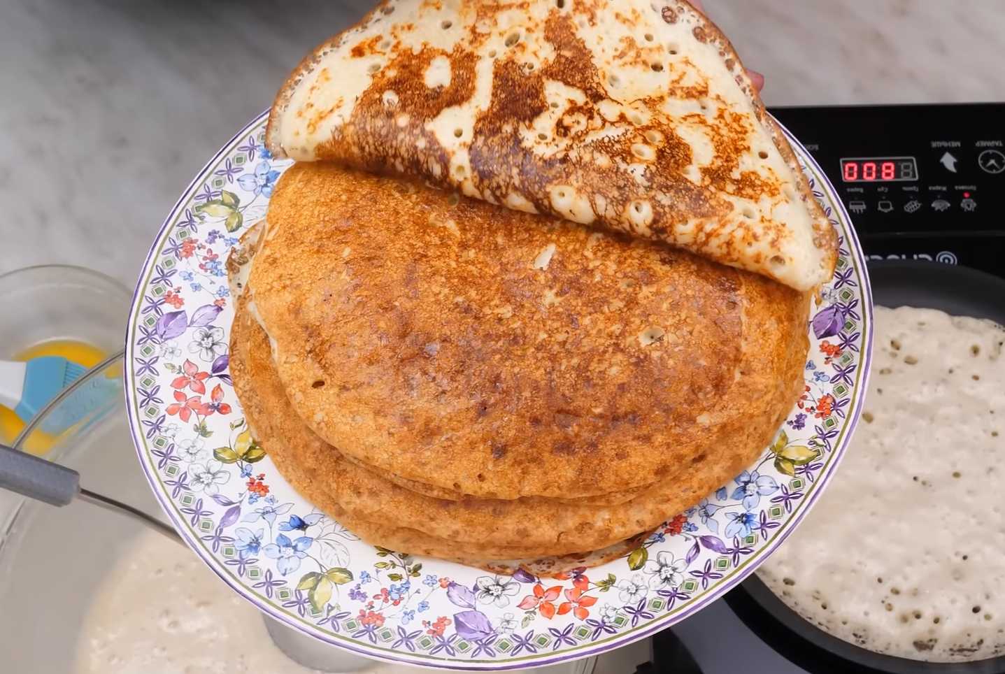 Crêpes au millet - Étape 18
