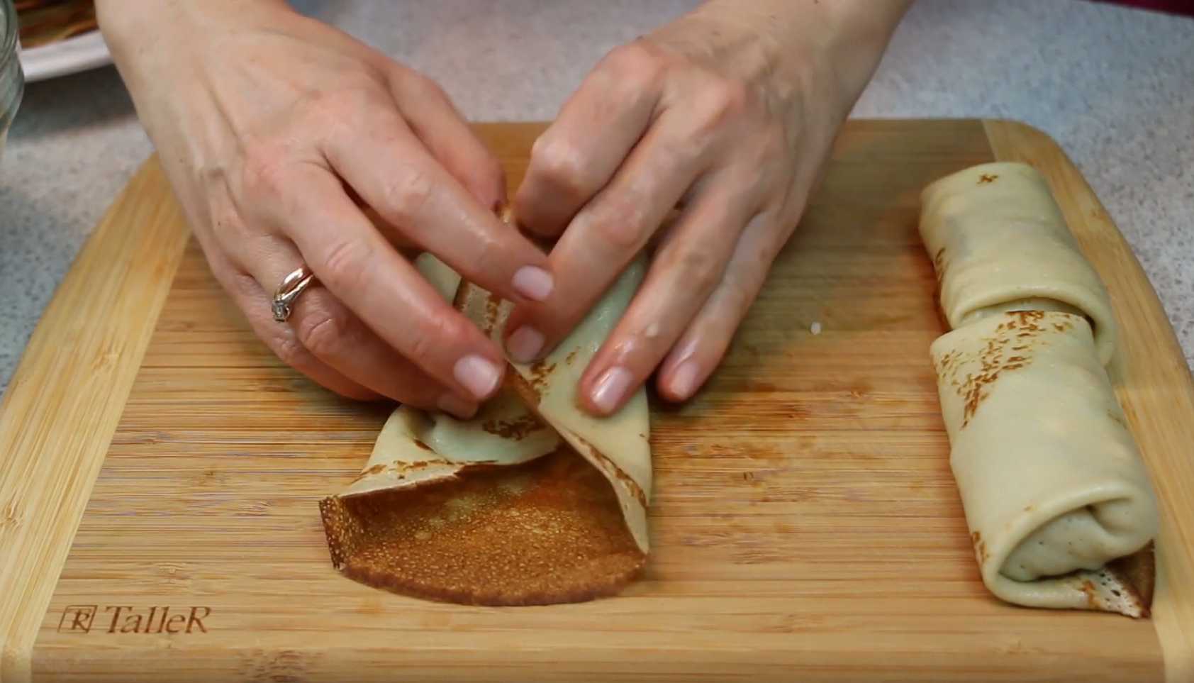 Crêpes au riz et aux œufs - Étape 15