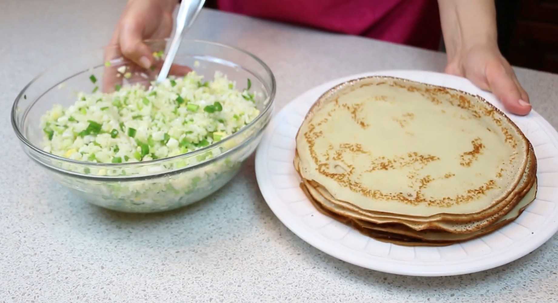 Crêpes au riz et aux œufs - Étape 14