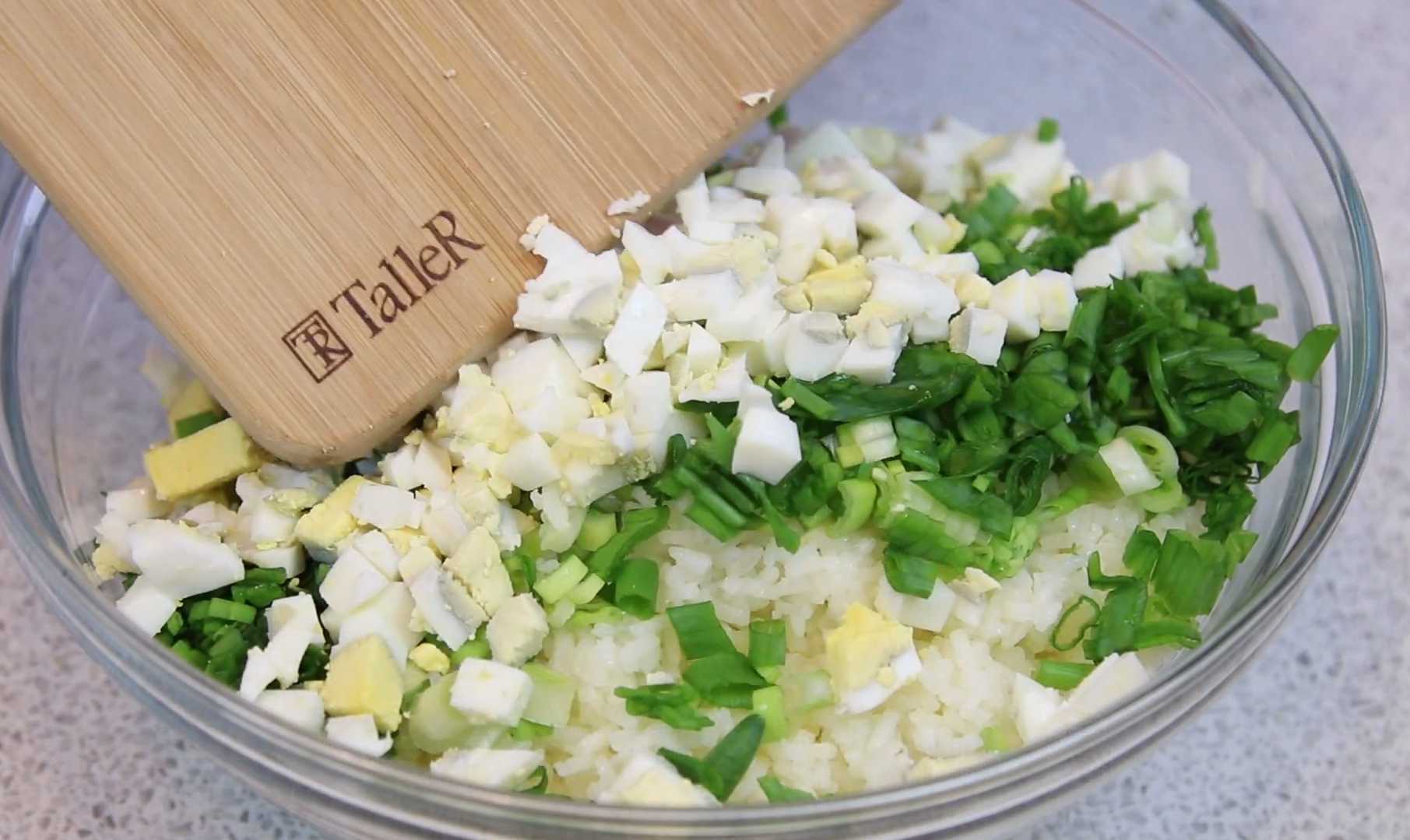 Crêpes au riz et aux œufs - Étape 7